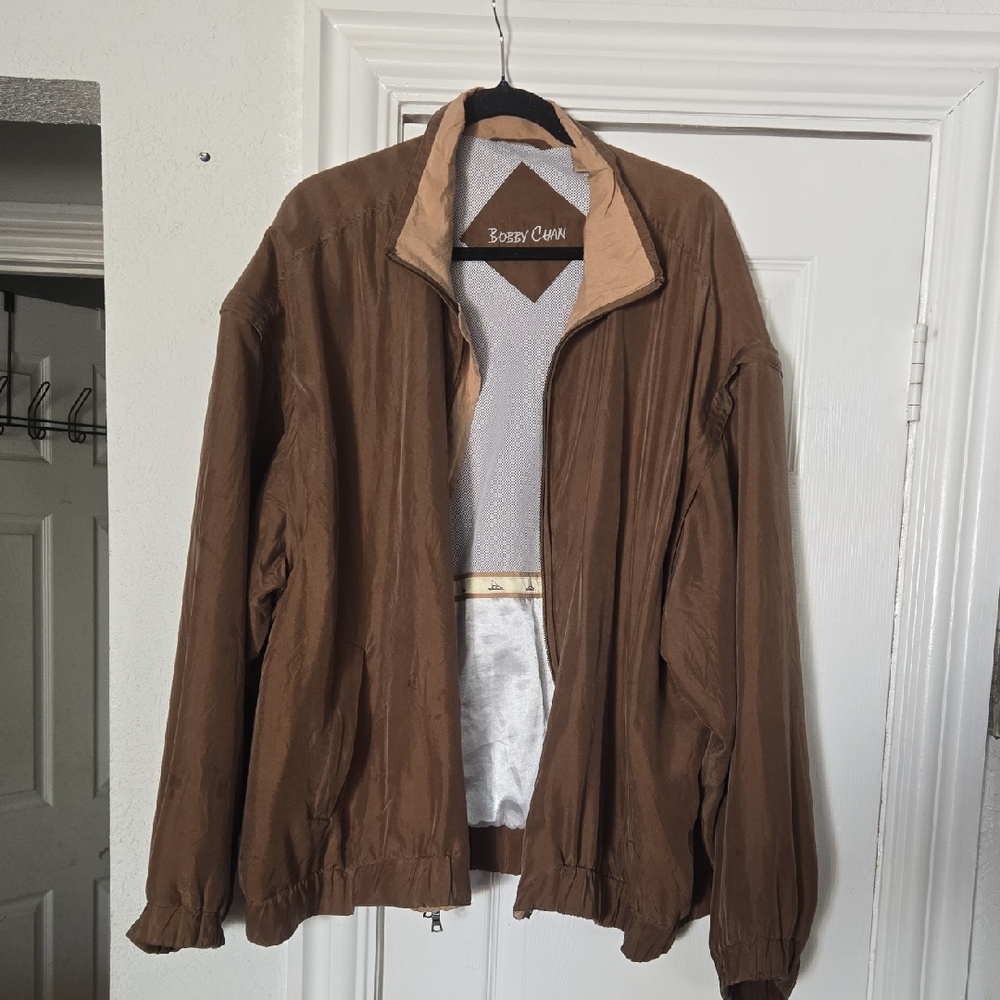 Bobby Chan Men's Tan Lightweight Jacket
